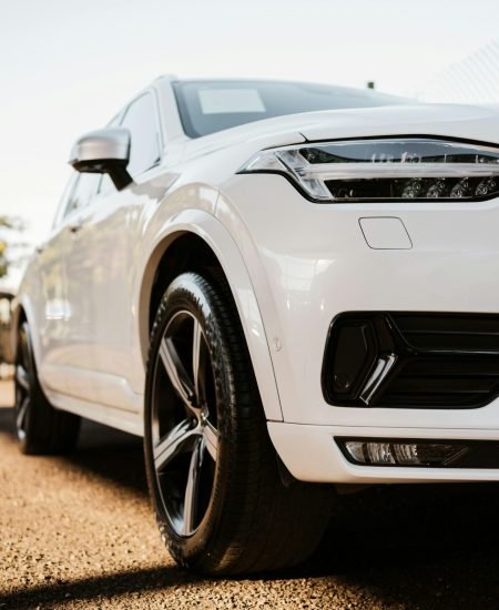 volvo white front